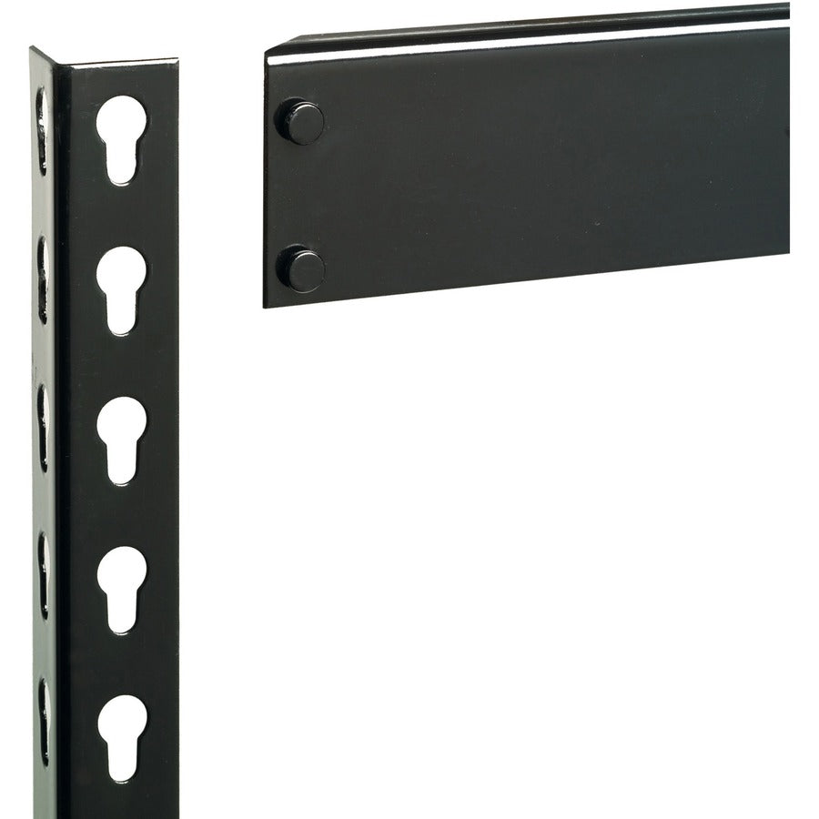 Image of Lorell Shelving, Riveted Steel, 3800 lb Cap, 48"x18"x72", Black