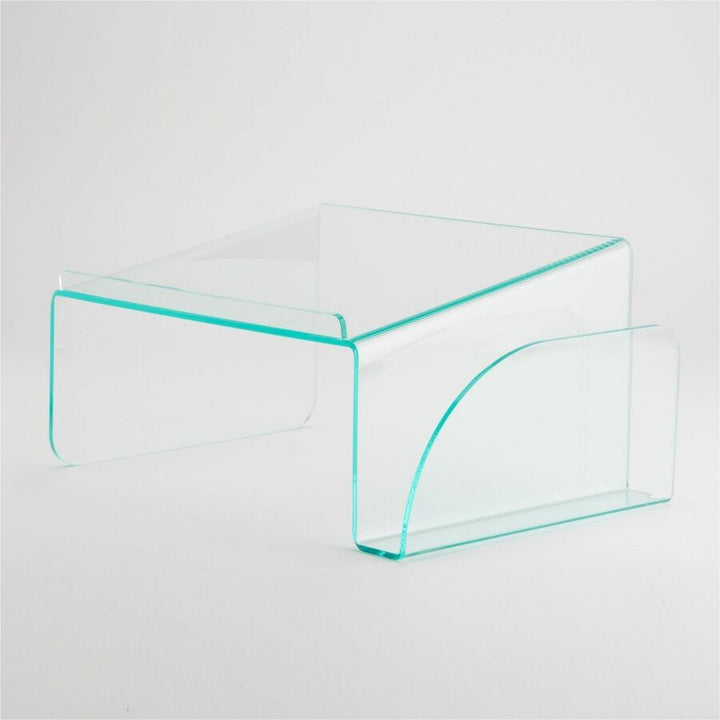 Image of Lorell Phone Stand, 11"x10"x5-1/2", Clear/Green