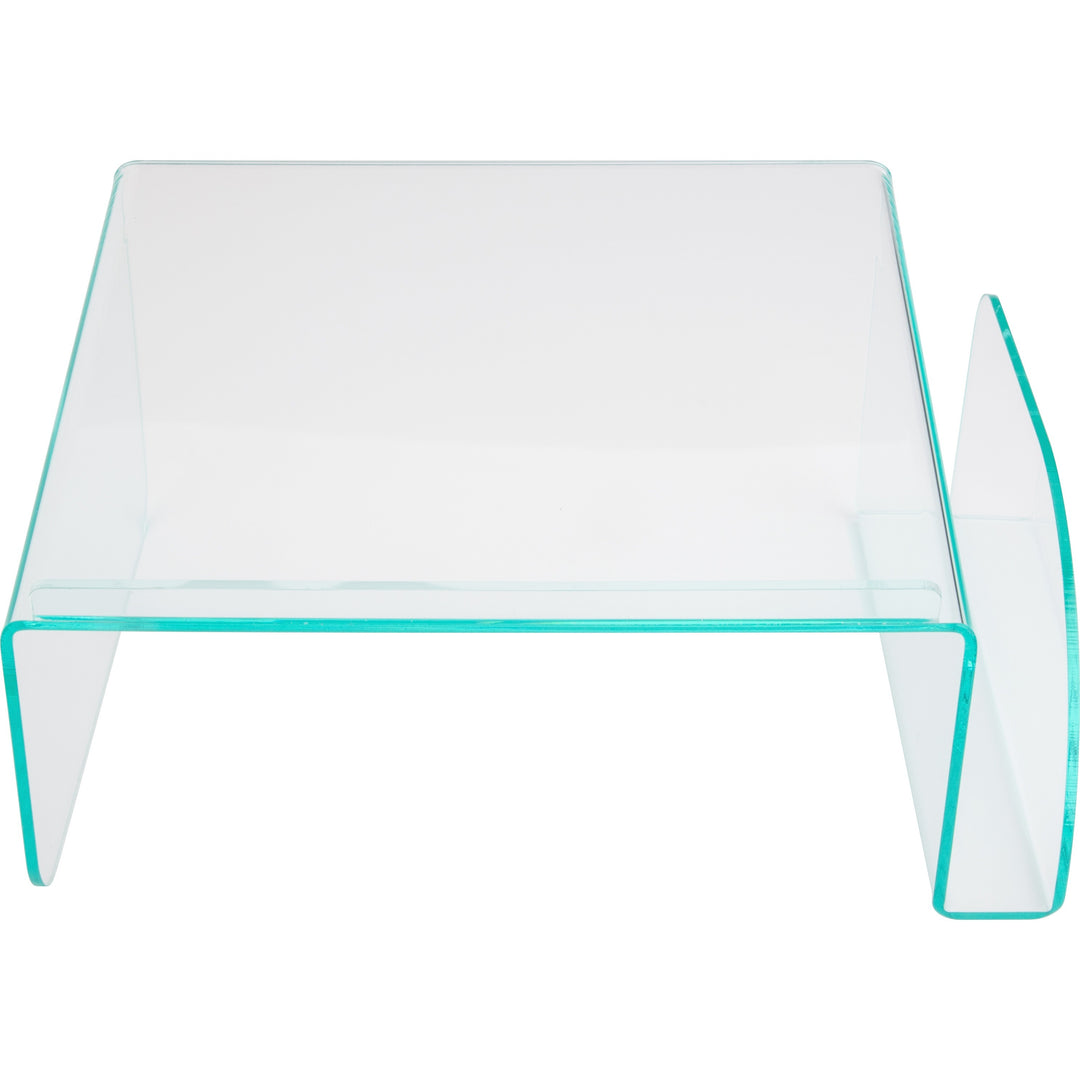 Image of Lorell Phone Stand, 11"x10"x5-1/2", Clear/Green