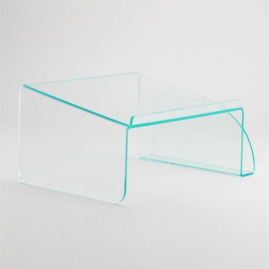 Image of Lorell Phone Stand, 11"x10"x5-1/2", Clear/Green
