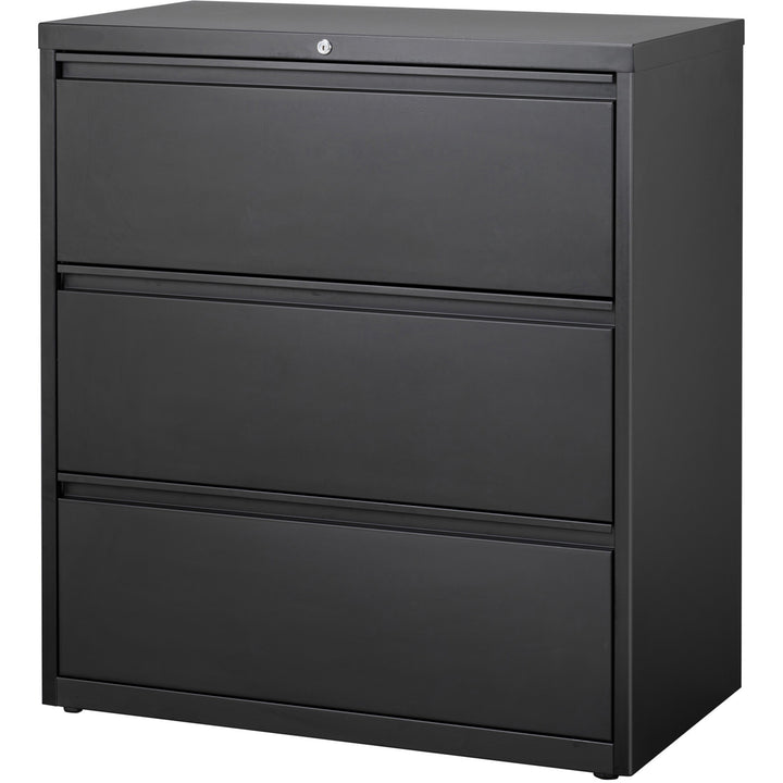 Image of Lorell Lateral File, 3DRW, 36"x18-5/8"x40-1/4", Black