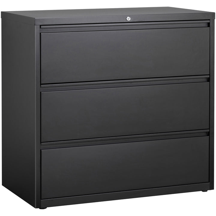 Image of Lorell Lateral File, 3DRW, 42"x18-5/8",40-1/4", Black