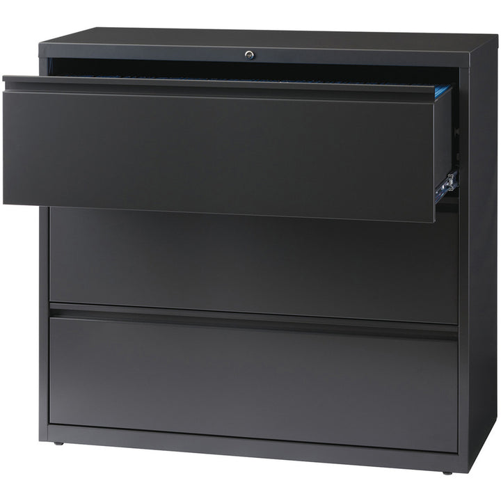 Image of Lorell Lateral File, 3DRW, 42"x18-5/8",40-1/4", Black