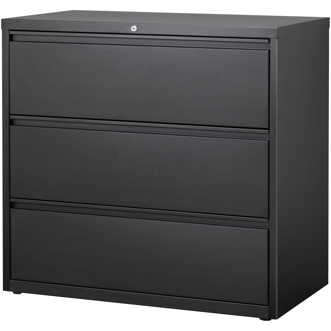 Image of Lorell Lateral File, 3DRW, 42"x18-5/8",40-1/4", Black