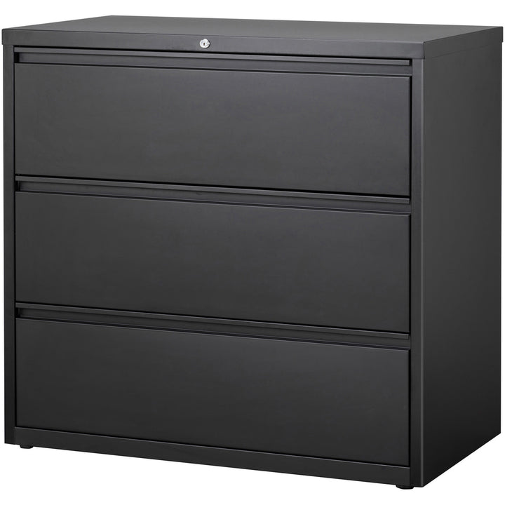 Image of Lorell Lateral File, 3DRW, 42"x18-5/8",40-1/4", Black