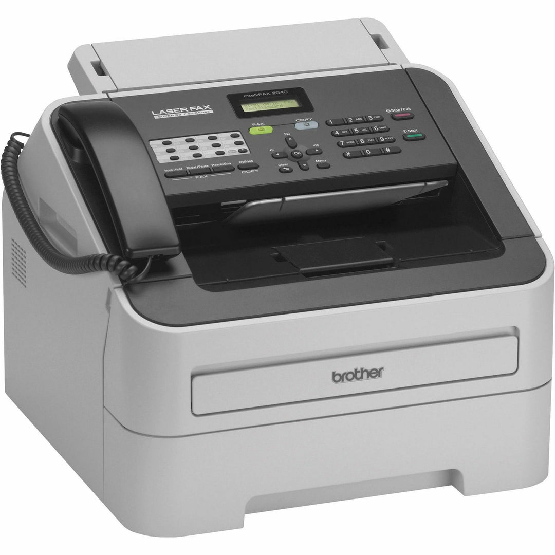 Image of Brother Laser Fax, 250 Sht Cap, 14"x14-3/5"x12-1/5", GYBK