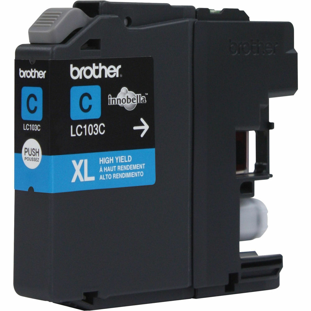 Image of Brother Innobella LC103C LC103 Ink Cartridge, 600 Pages, 1 Each