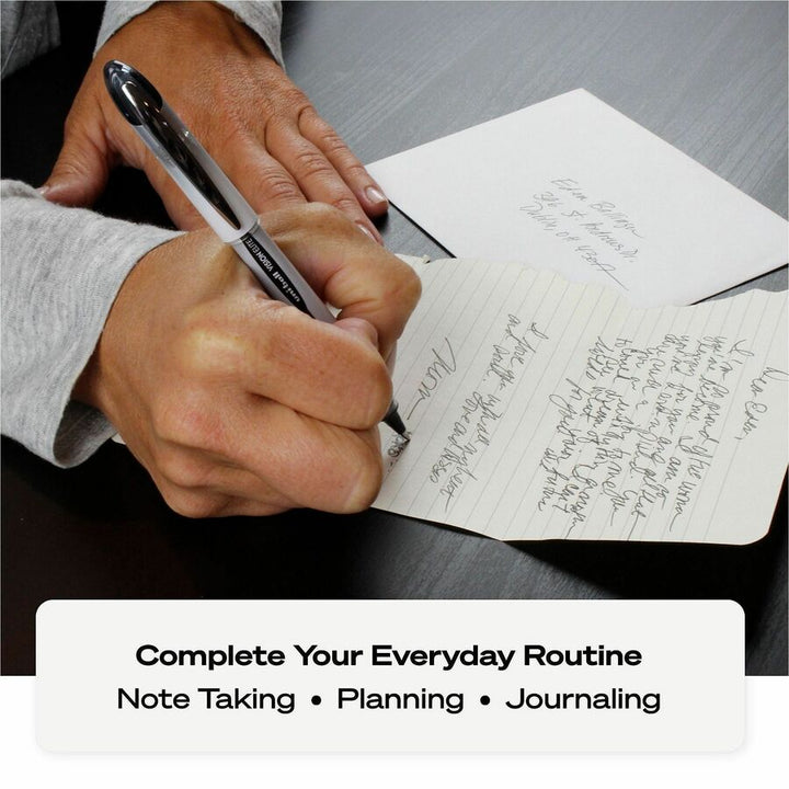 Image of uniball® Pen,Gel,Rollerball,Refillable,0.8mm,4/PK,Assorted Ink