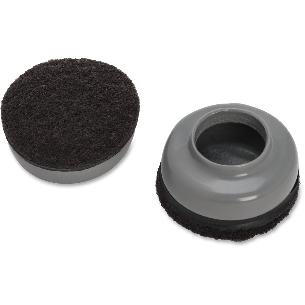 Image of Lorell Slip Over Floor Savers, 1.5", 8/PK, Gray
