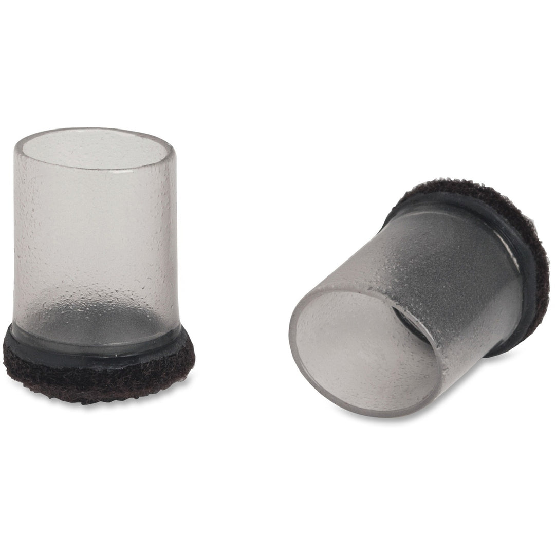 Image of Lorell 49321 Sleeve Floor Protectors, Clear, 8/Pack, 8 / Pack