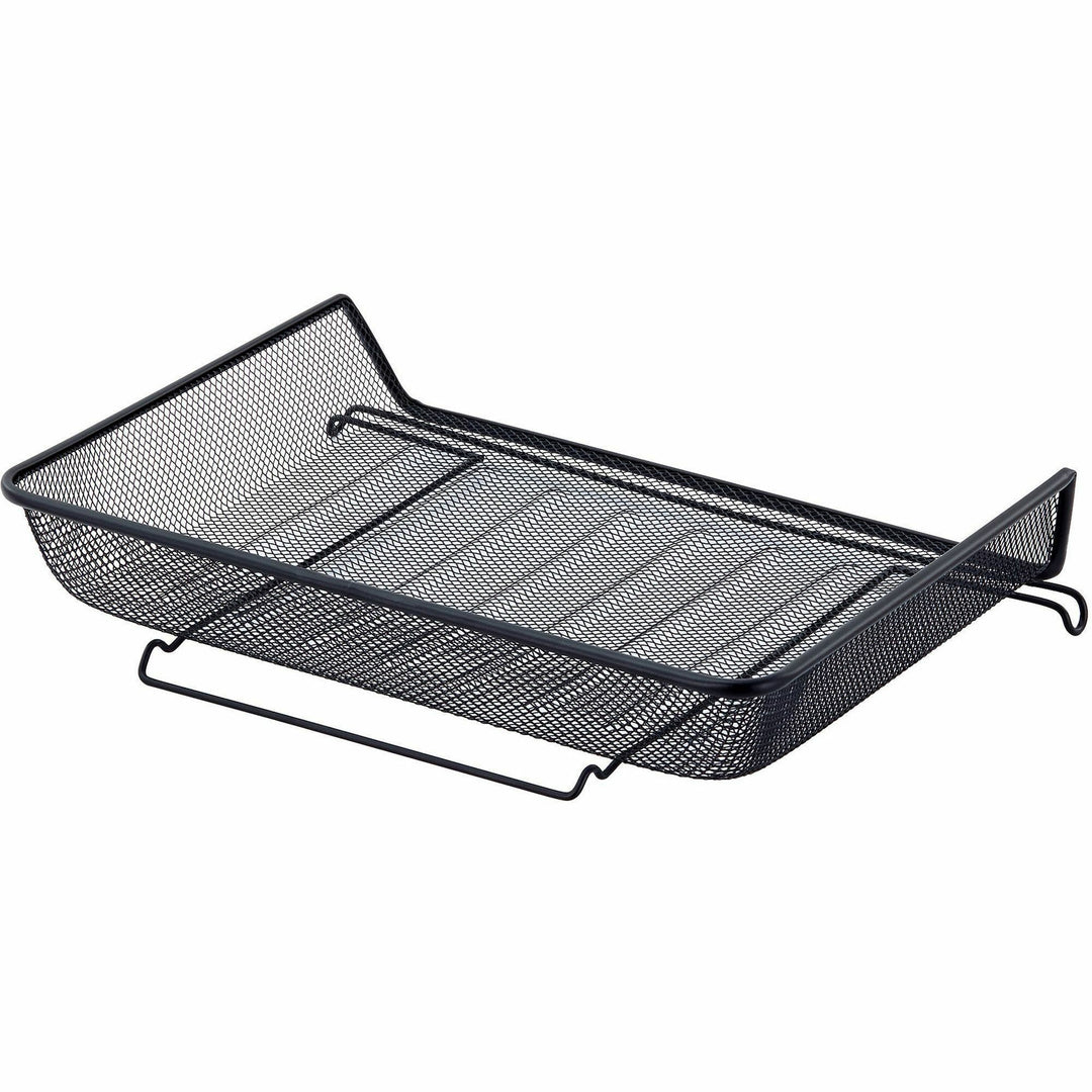 Image of Lorell Letter Tray, Side Load, 14-1/4"x10-3/4"x3", Black Mesh