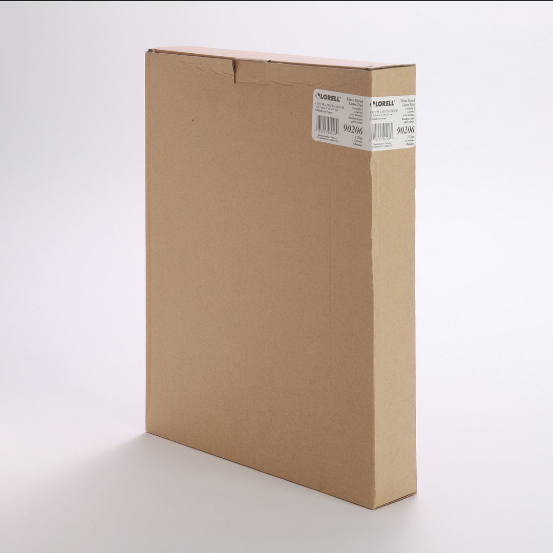 Image of Lorell Desk Tray, 3 Tier,10-3/4"x14-1/4"x11", BK Mesh