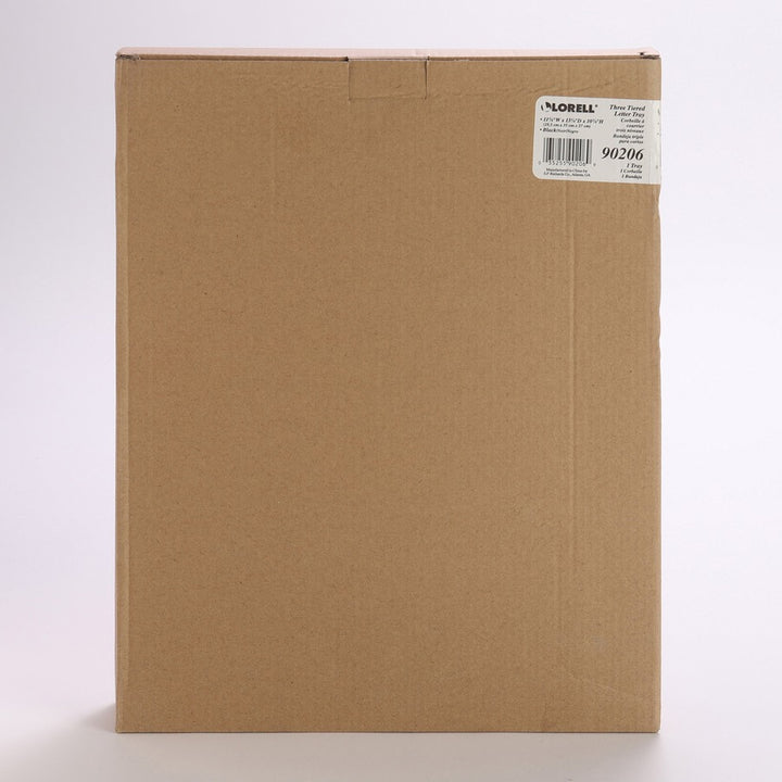 Image of Lorell Desk Tray, 3 Tier,10-3/4"x14-1/4"x11", BK Mesh