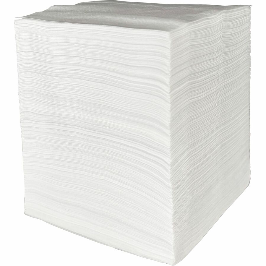 Image of Genuine Joe Beverage Napkins,Quad Fold,9-1/2"x9-1/2",500/PK,8PK/CT,WE