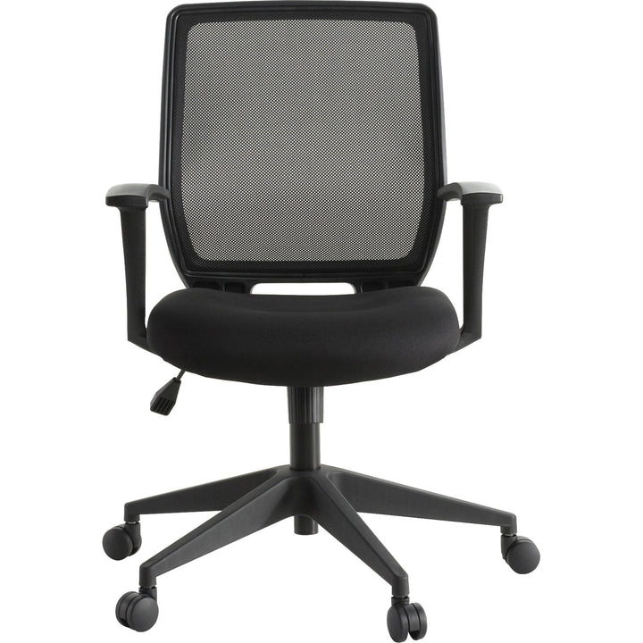Image of Lorell Executive Chair, Mesh Mid Back, 27"x26"x40-3/4", BK