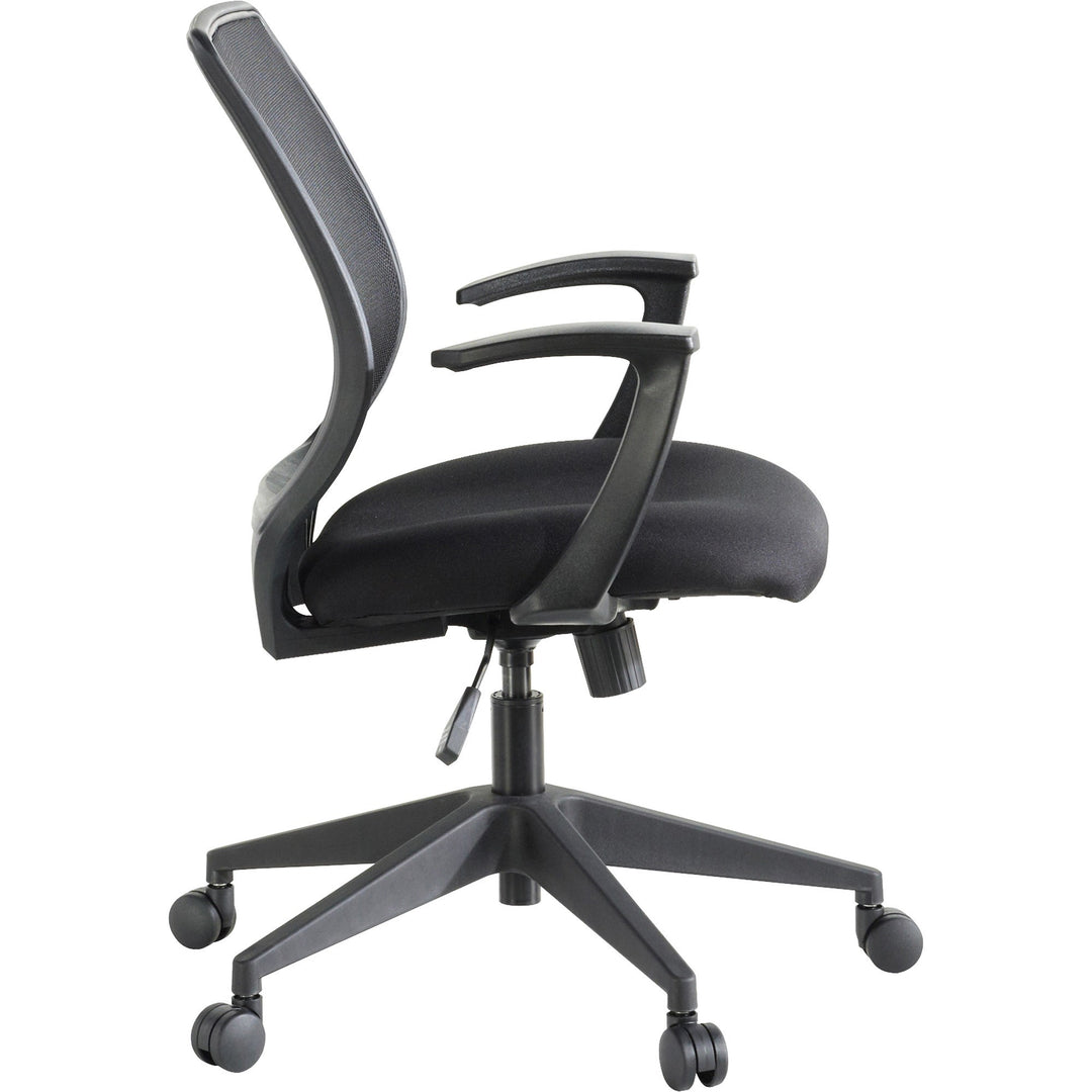 Image of Lorell Executive Chair, Mesh Mid Back, 27"x26"x40-3/4", BK