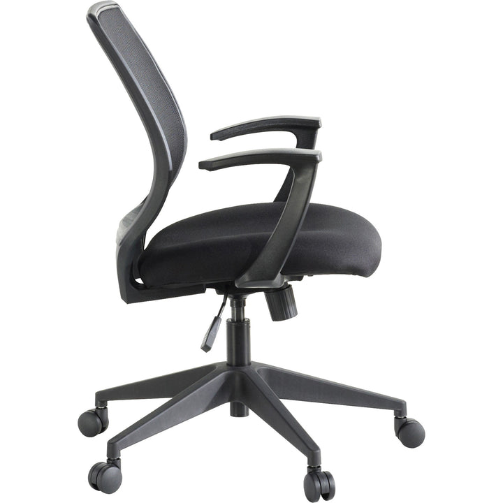 Image of Lorell Executive Chair, Mesh Mid Back, 27"x26"x40-3/4", BK