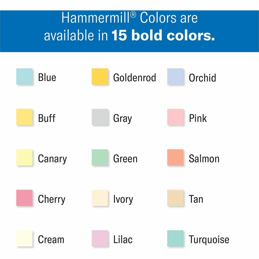 Image of Hammermill® Multipurpose Color Paper, 24lb, 8-1/2"x11", 500 Sht/RM, CA