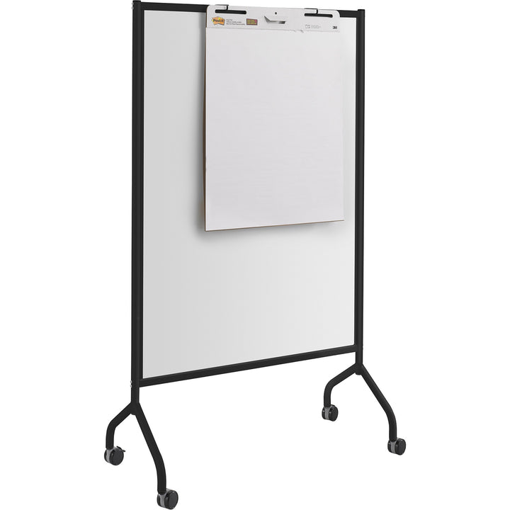 Image of Safco® Impromptu Whiteboard Collaboration Screen, 36" x 60", White Surface, Black Metal/Plastic Frame