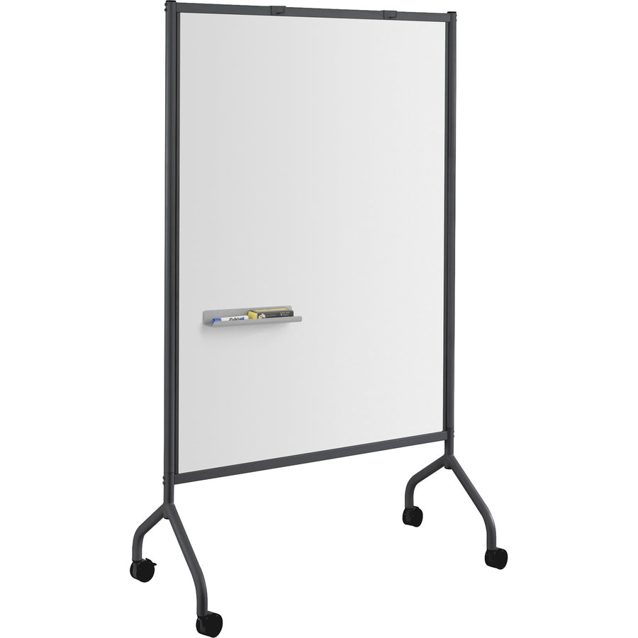 Image of Safco® Impromptu Whiteboard Collaboration Screen, 36" x 60", White Surface, Black Metal/Plastic Frame