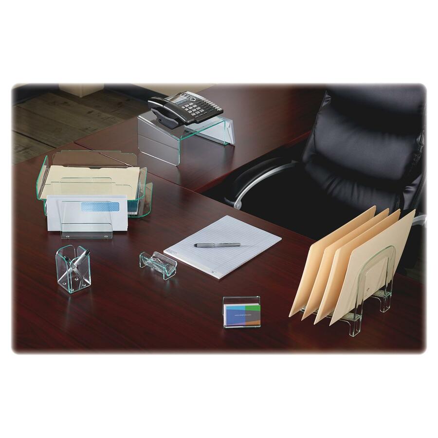 Image of Lorell Hi-Back Chair,Leather,Flex Arms,27"x28.4"x43.1"-46.1",BK