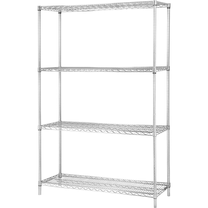 Image of Lorell Shelving,Wire,4 Shelves/4 Posts,48"x24"x72",CE