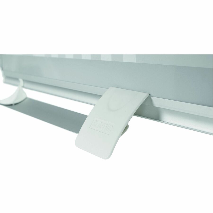 Image of MasterVision® In-Out Magnetic Dry Erase Board, 30-Person Tracking, 24" x 36", White Surface, Satin Aluminum Frame
