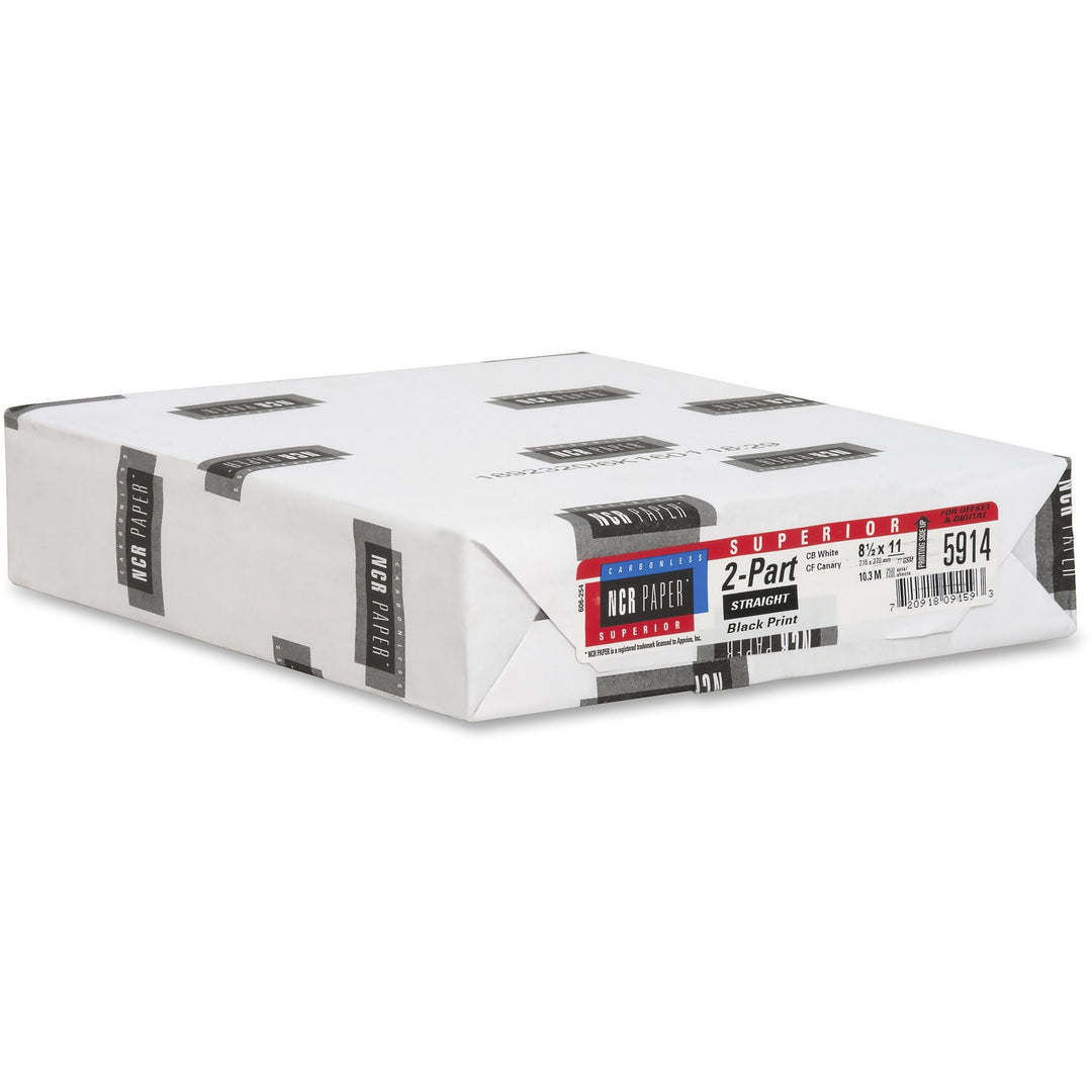 Image of NCR NCR Paper, Carbonless, 92GE, 2-Part, 8-1/2"x11", 500SH/PK