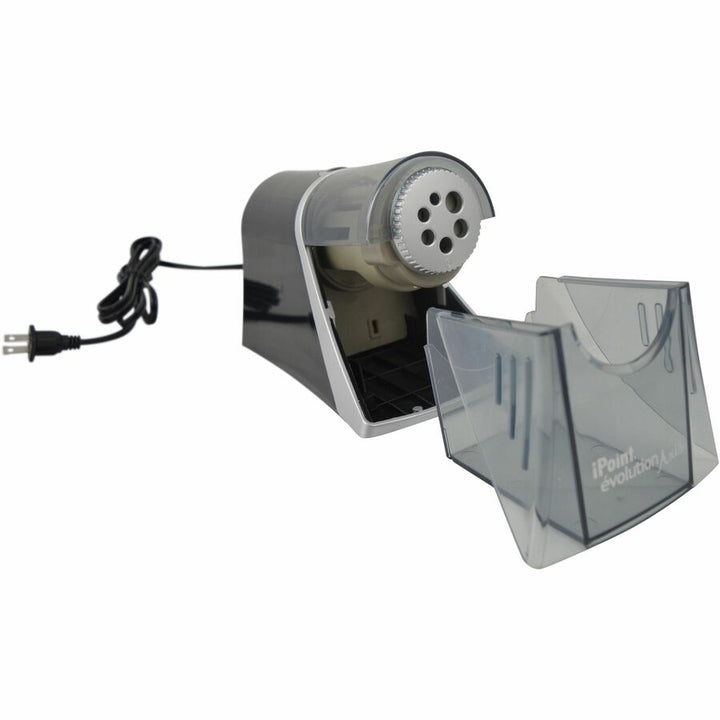 Image of Westcott® Ipoint Evolution Axis Pencil Sharpener, Ac-Powered, 5 X 7.5 X 7.25, Black/silver