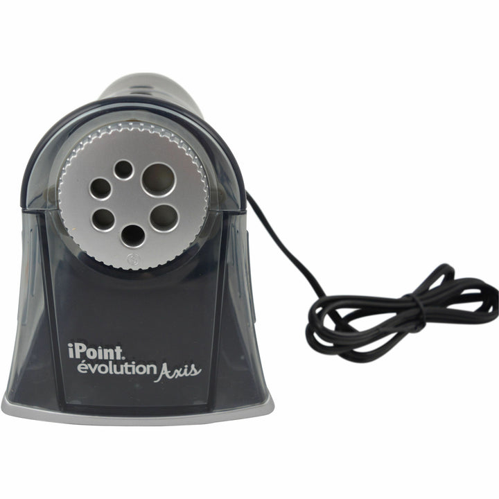 Image of Westcott® Ipoint Evolution Axis Pencil Sharpener, Ac-Powered, 5 X 7.5 X 7.25, Black/silver