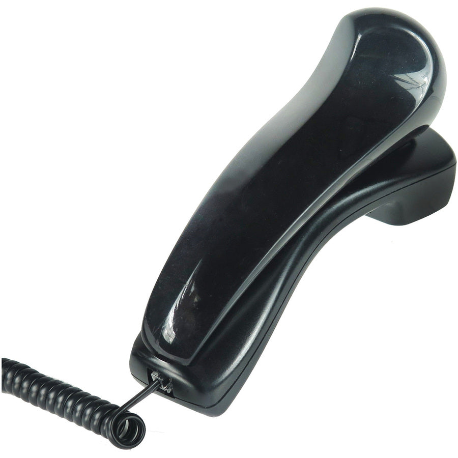 Image of Softalk 00101M Antimicrobial Telephone Shoulder Rest, Black, 1 Each