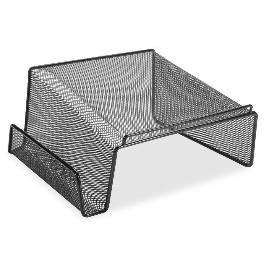 Image of Lorell Phone Stand, Steel, 11-1/8"x10-1/8"x5-1/4", Mesh/Black