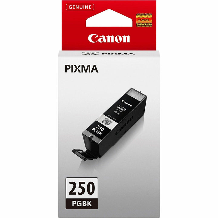 Image of Canon PGI-250 Black Pigment Ink Cartridge, Inkjet, Black, 1 Each