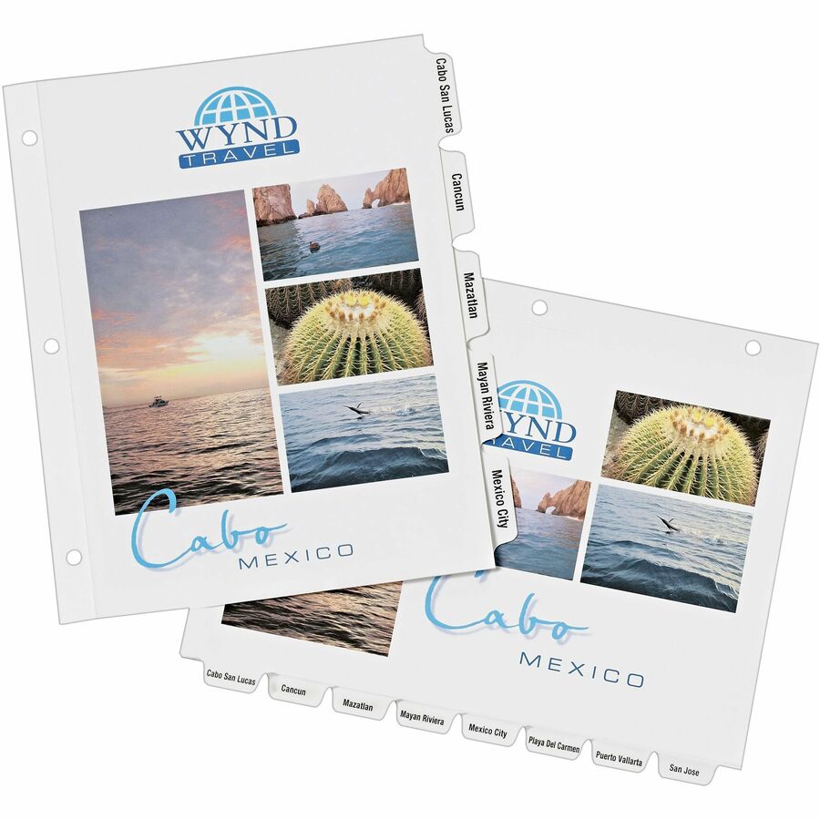 Image of Avery® Customizable Print-On(TM) Dividers, 5-Tab Set (11511)