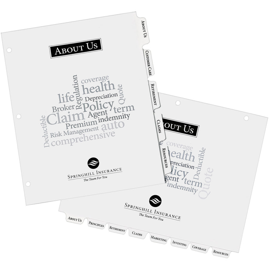 Image of Avery® 11517 Customizable Print-On Dividers