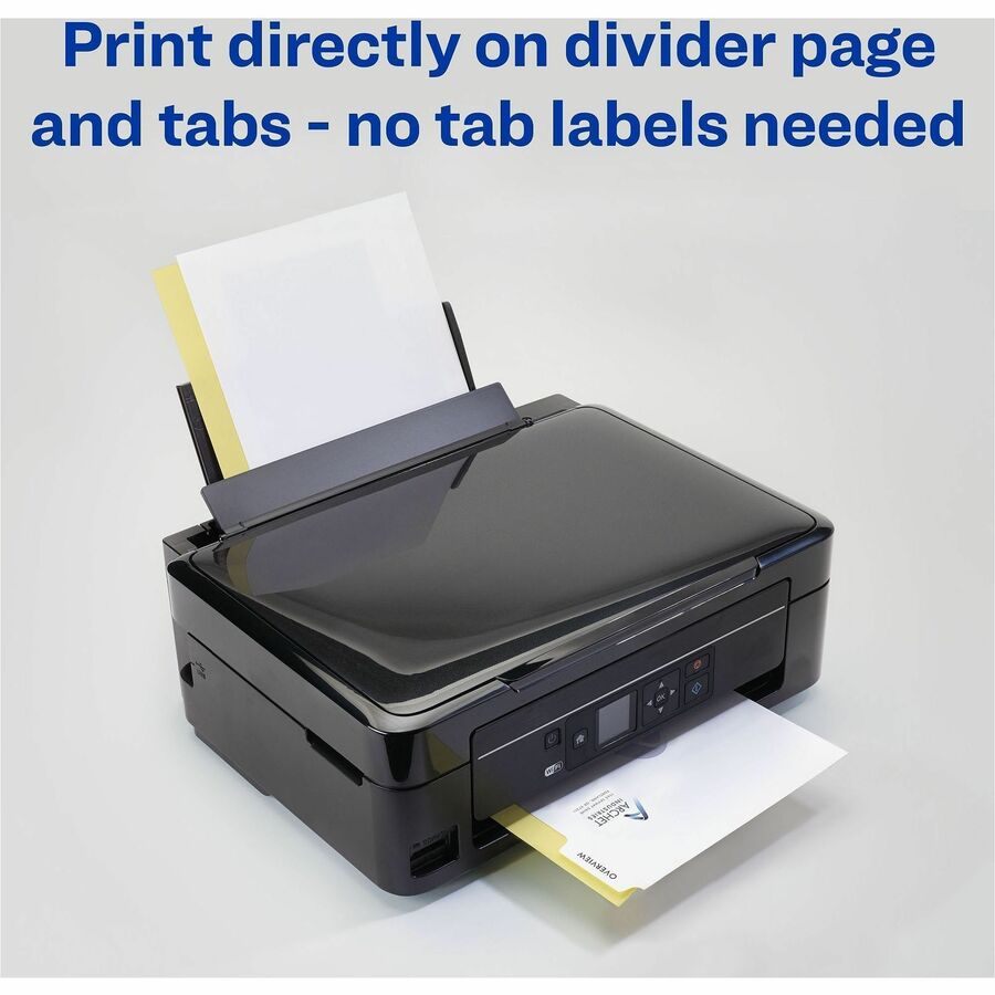 Image of Avery® 11554 Customizable Print-On Dividers