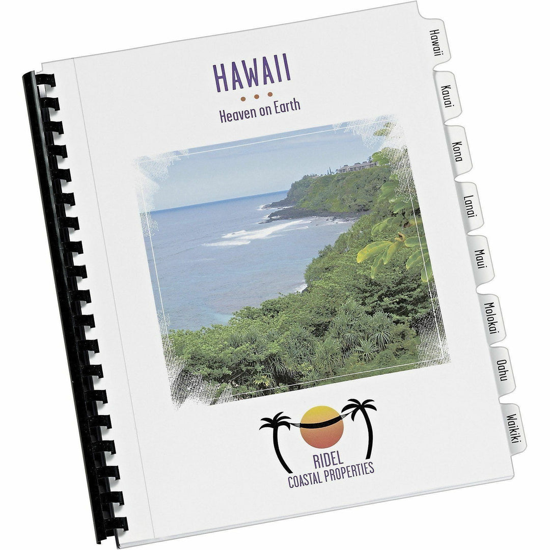 Image of Avery® Customizable Print-On Dividers, Unpunched, 8-Tab, 11 x 8.5, White, 5 Sets