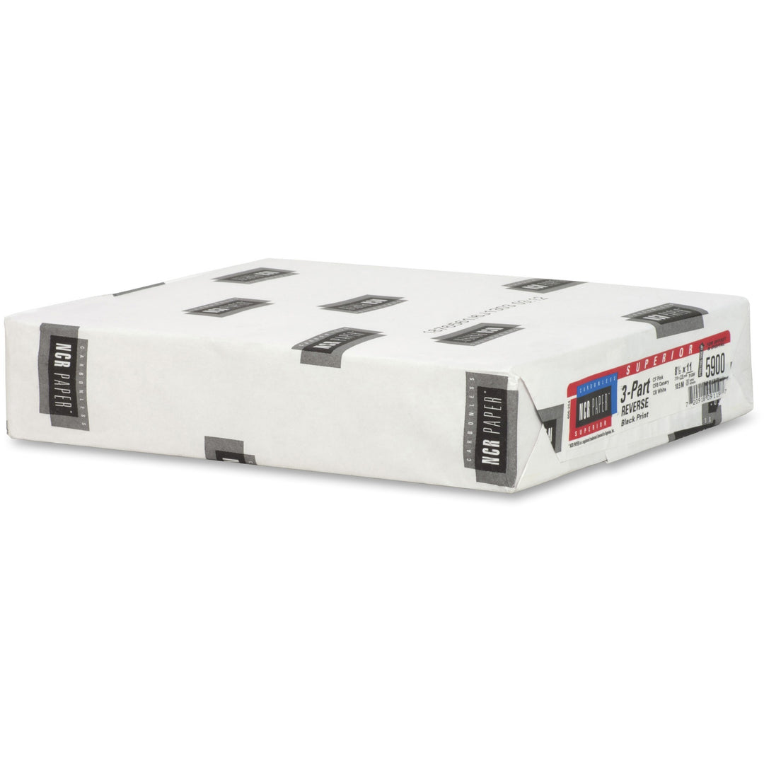 Image of NCR Reverse 3-Part Paper, 8-1/2"x11", 500SH/PK,PK/CY/WE