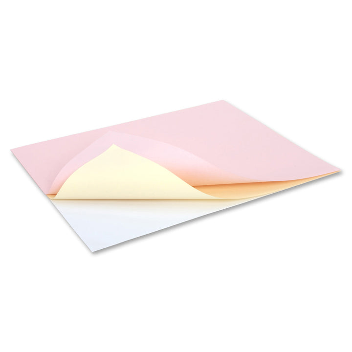 Image of NCR Reverse 3-Part Paper, 8-1/2"x11", 500SH/PK,PK/CY/WE