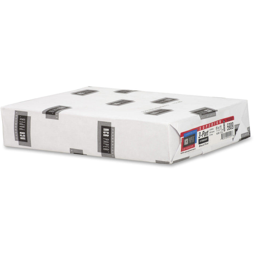 Image of NCR Straight Paper, 3-Part, 92GE, 8-1/2"x11", 500SH/PK