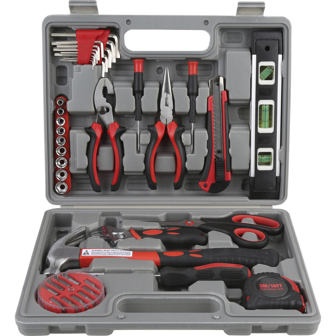 Image of Genuine Joe 11963 42 Piece Tool Kit with Case, Gray, 1 Each