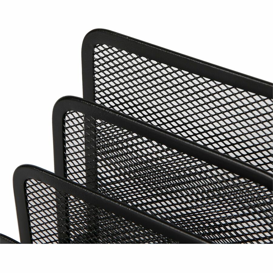 Image of Lorell Vertical Sorter, 5-5/8"x3-1/8"x5-1/4", Black Mesh
