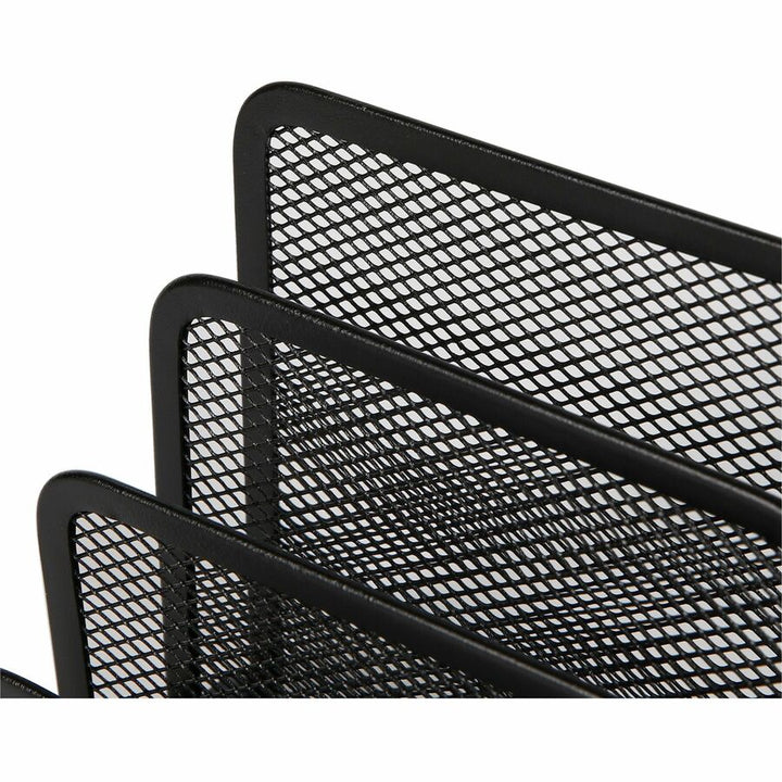 Image of Lorell Vertical Sorter, 5-5/8"x3-1/8"x5-1/4", Black Mesh