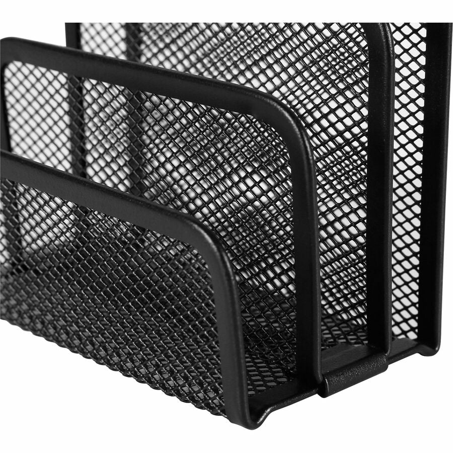 Image of Lorell Vertical Sorter, 5-5/8"x3-1/8"x5-1/4", Black Mesh