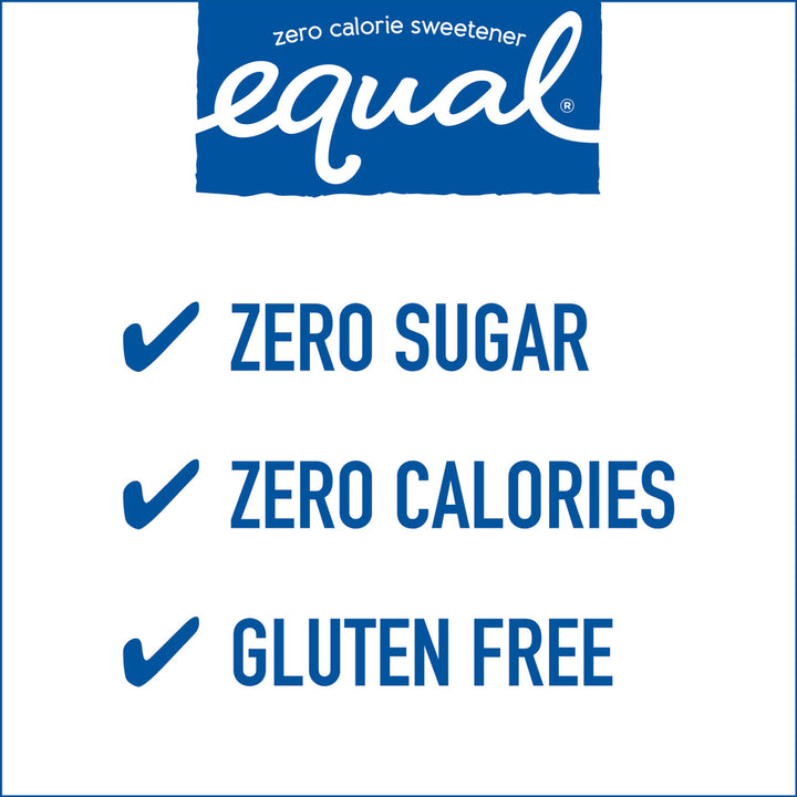 Image of Equal NUT20015448 Zero Calorie Original Sweetener Packets, 0.035 oz (1 g), Artificial Sweetener, 500 / Box