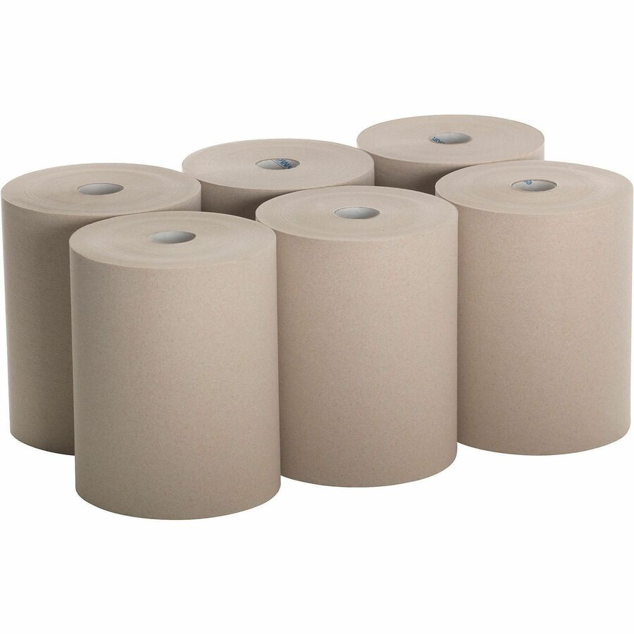 Image of enMotion 89480 Touchless Roll Kraft Paper Towels, 10" W x 800 ft Length, Brown, Paper, 6 / Carton