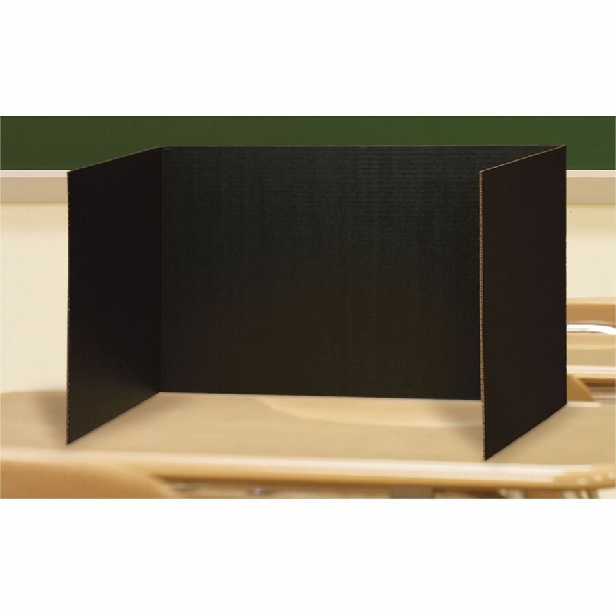 Image of Pacon® Privacy Board, 48"x16", 4/PK, Black