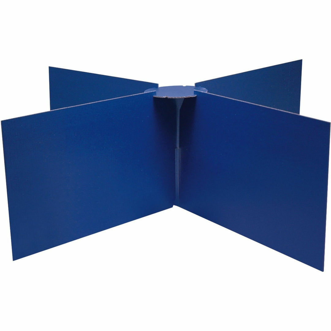 Image of Pacon® Round Table Privacy Board, 48"x14", Blue