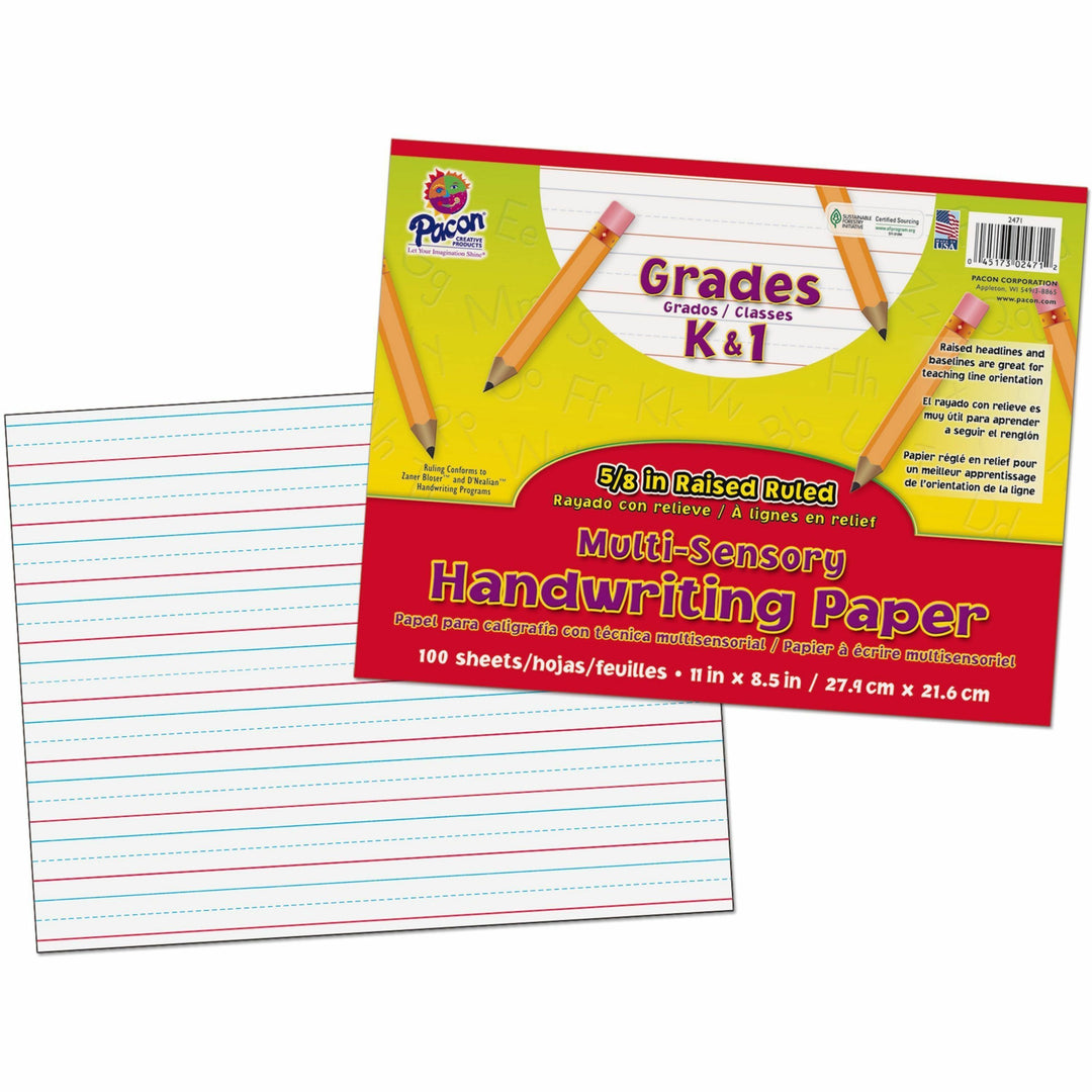 Image of Pacon Multi-Program Handwriting 2471 Grades K, 1 Multi, sensory Handwriting Tablet, Letter