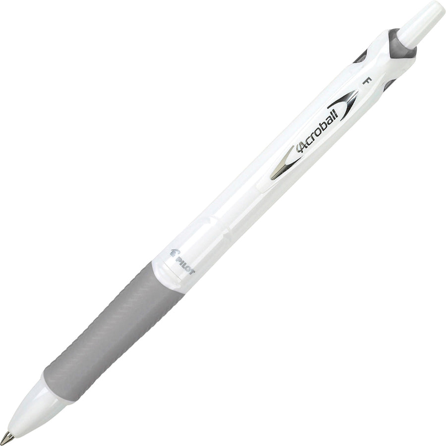 Image of Pilot® Acroball Pens, Retract, .7mm, 2/PK, WE-Asst Barrel/BK Ink